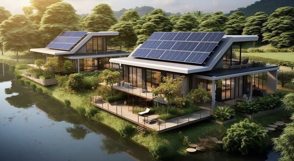 บ้านสวนกลางทุ่งนา