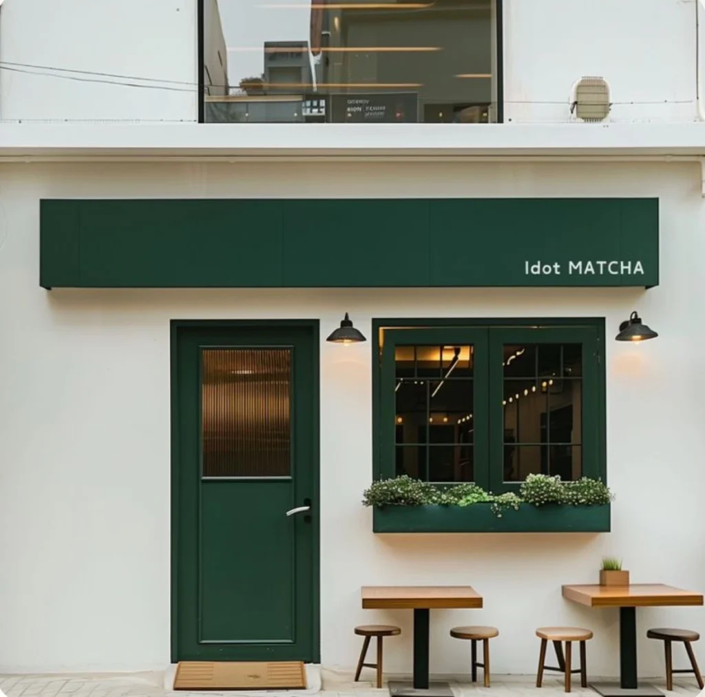 ออกแบบร้านชานม