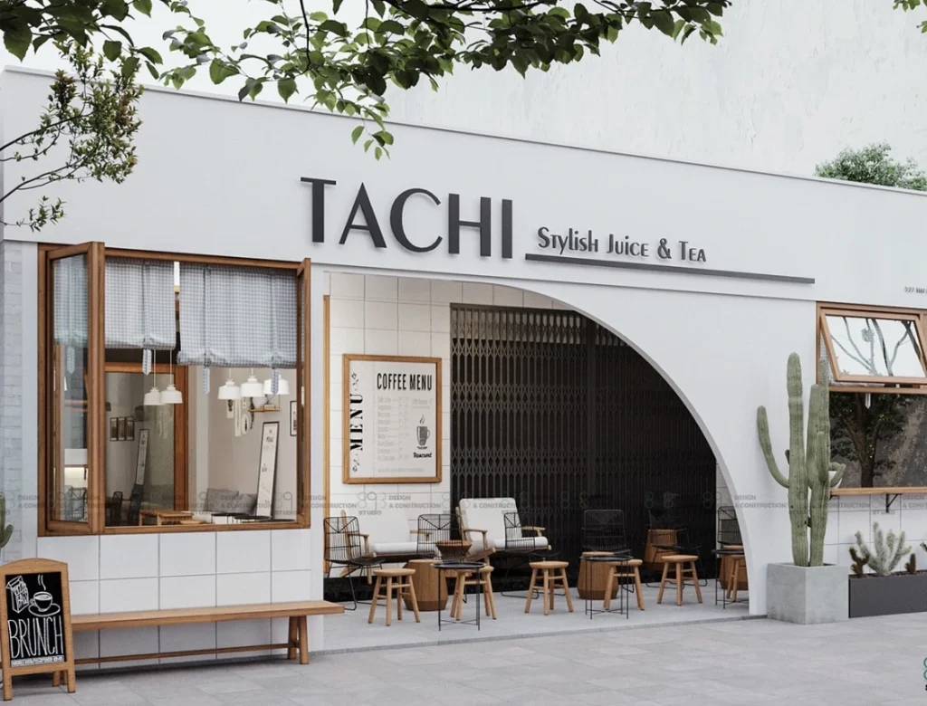 ออกแบบร้านชานม